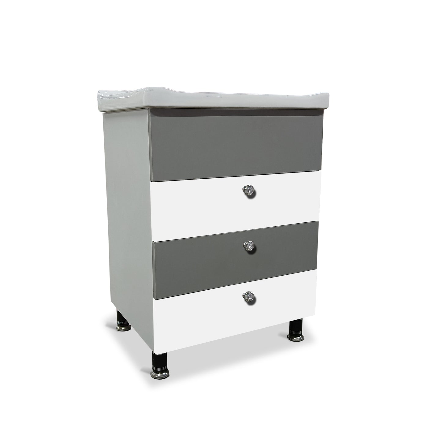 Wash Basin Vanity High Quality HDHMR Engineered Wood Cabinet