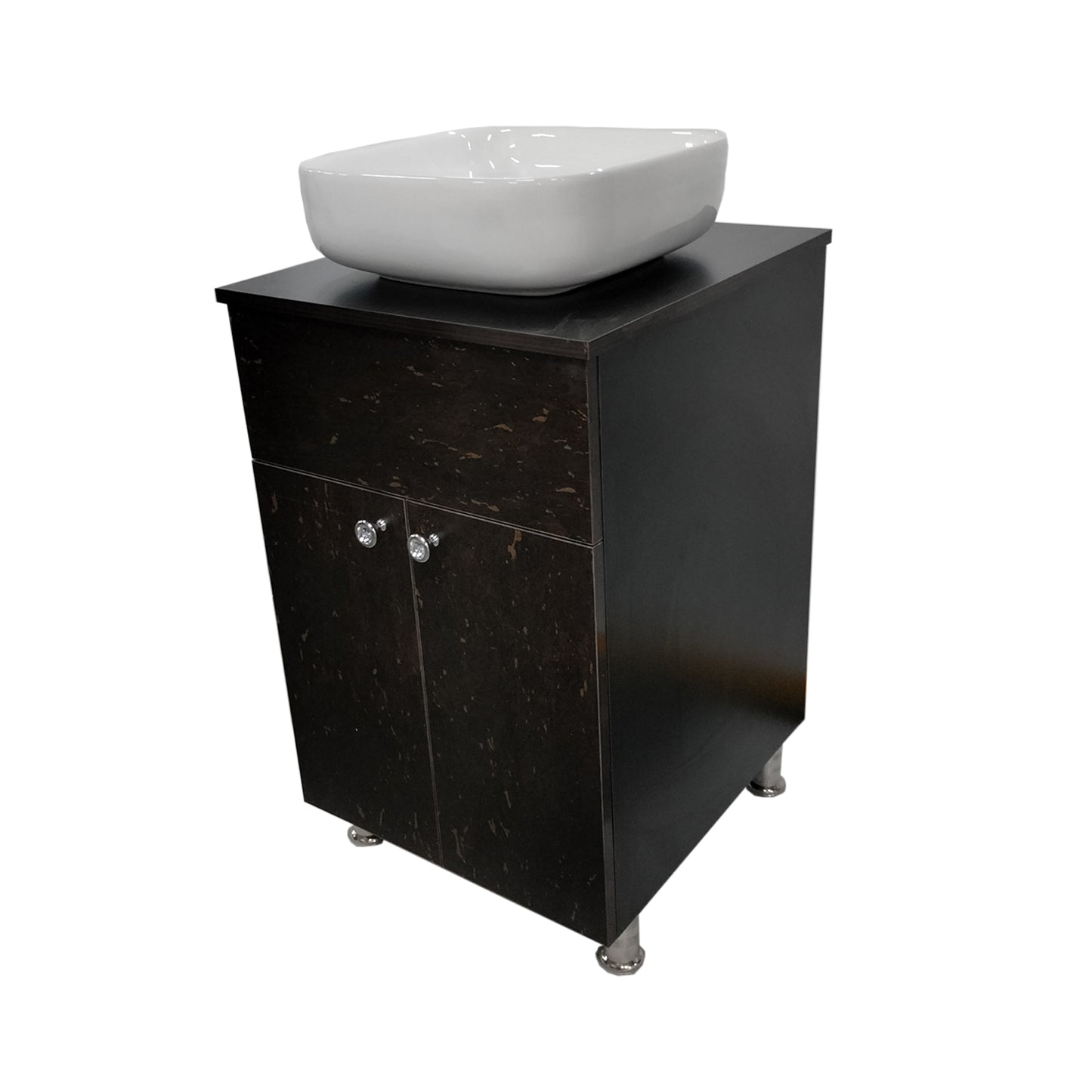 Waterproof Bathroom Vanity 2 Shelve Storage BEST Table Top Basin