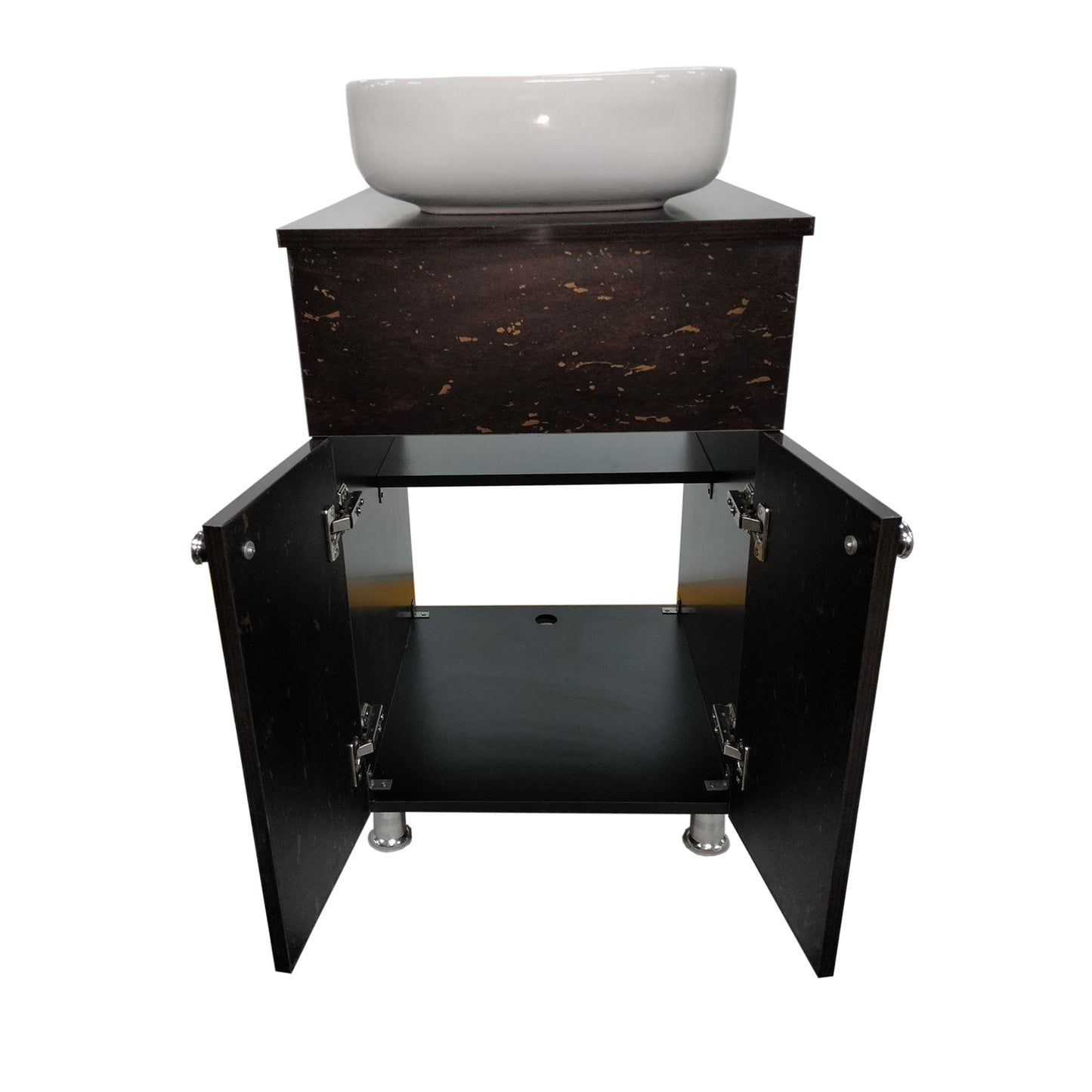 Waterproof Bathroom Vanity 2 Shelve Storage BEST Table Top Basin