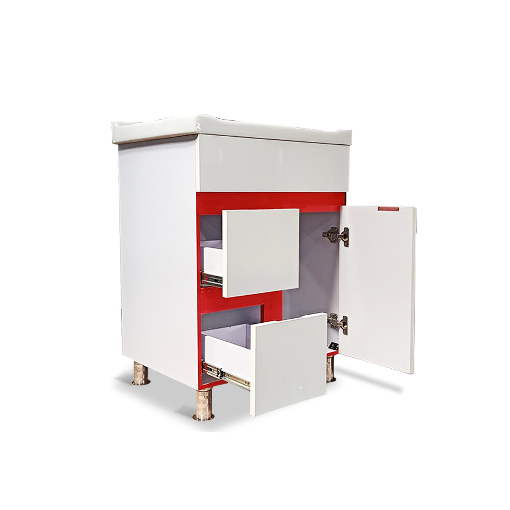 Wash Basin Vanity High Quality HDHMR Engineered Wood Wash Basin Cabinet Under Counter Basin