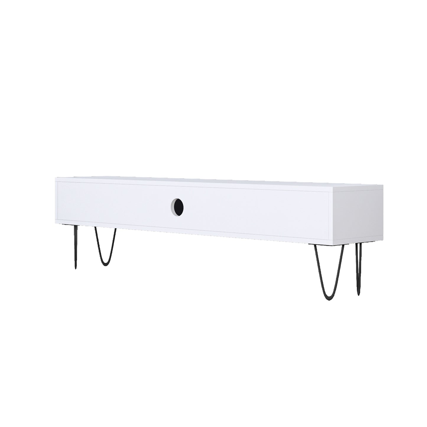 Open Shelf Engineered Wood TV Entertainment Unit