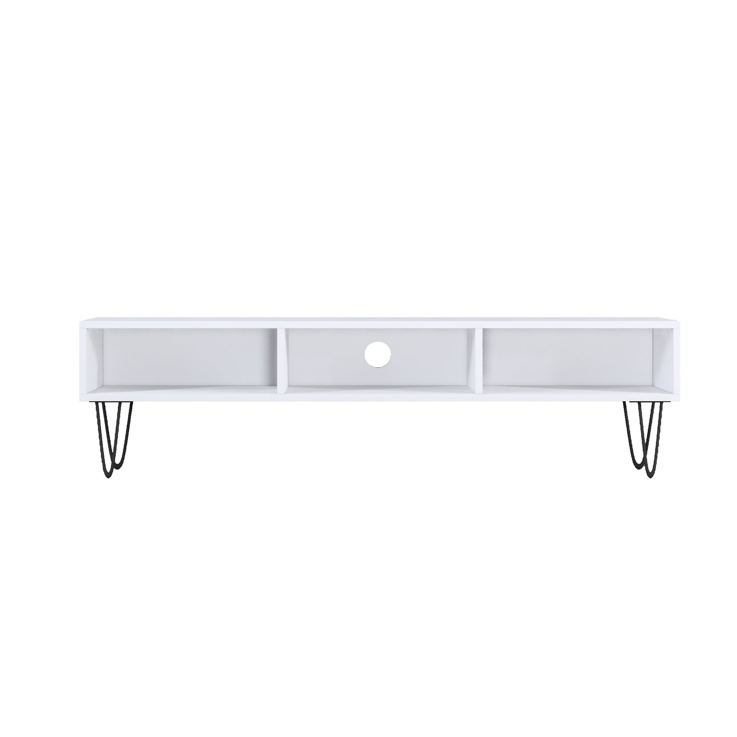 Open Shelf Engineered Wood TV Entertainment Unit