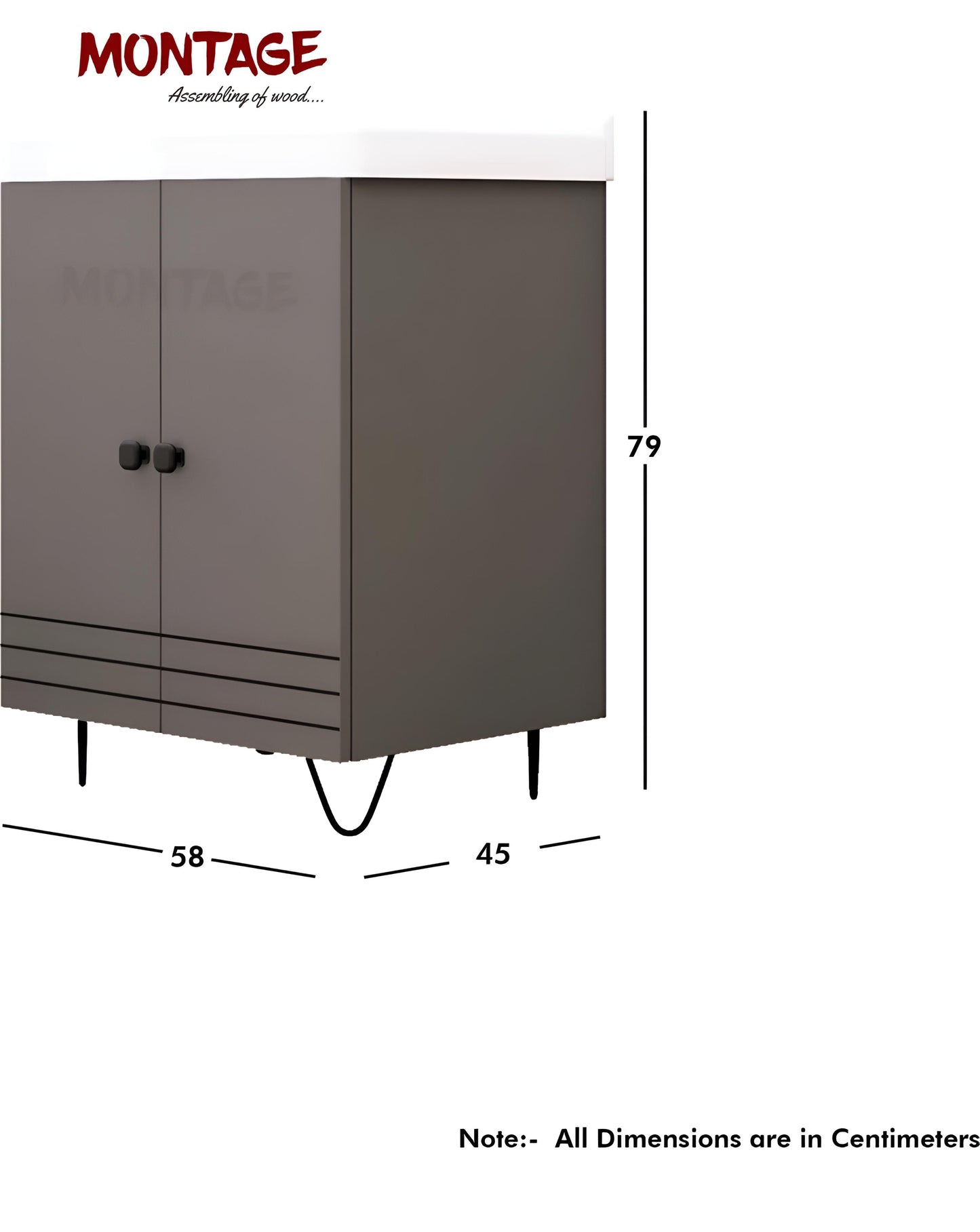 Wash Basin Vanity with Ceramic Washbasin Sink Bathroom Cabinet