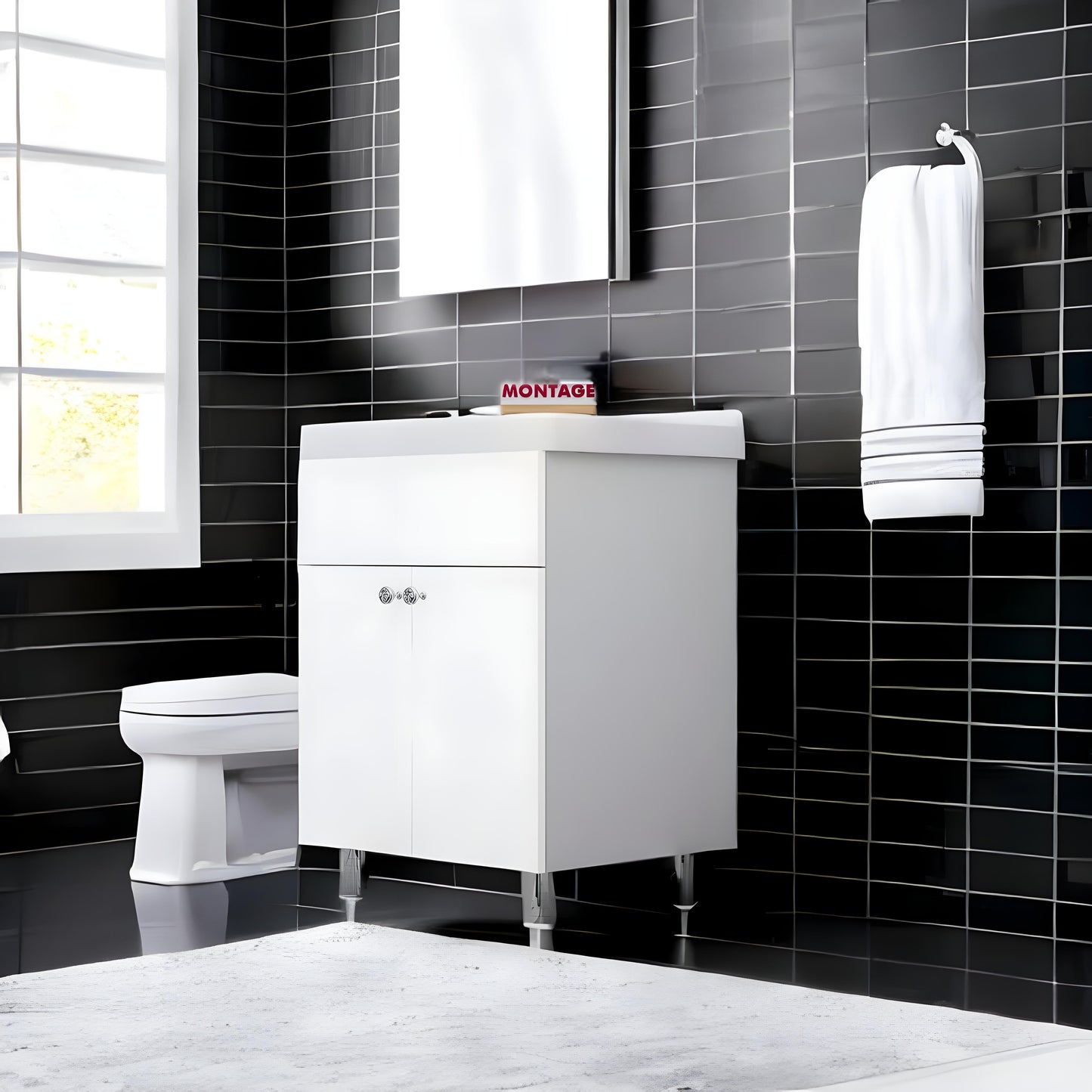 Minimalist Zen Sink vanity