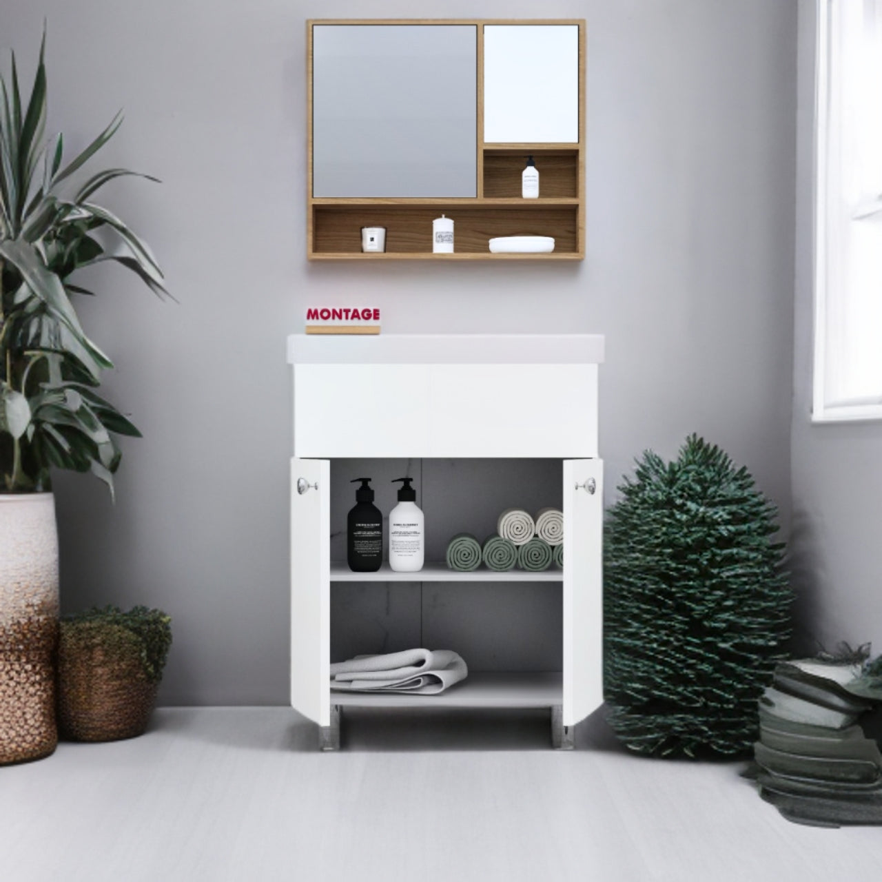 Minimalist Zen Sink vanity
