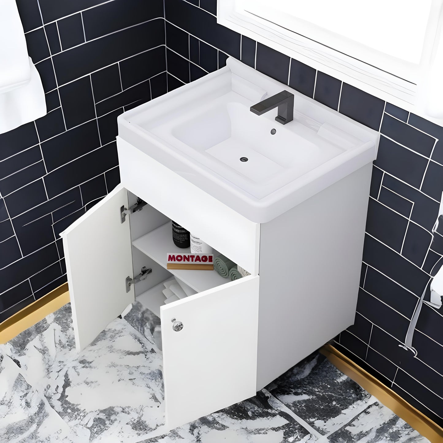 Minimalist Zen Sink vanity