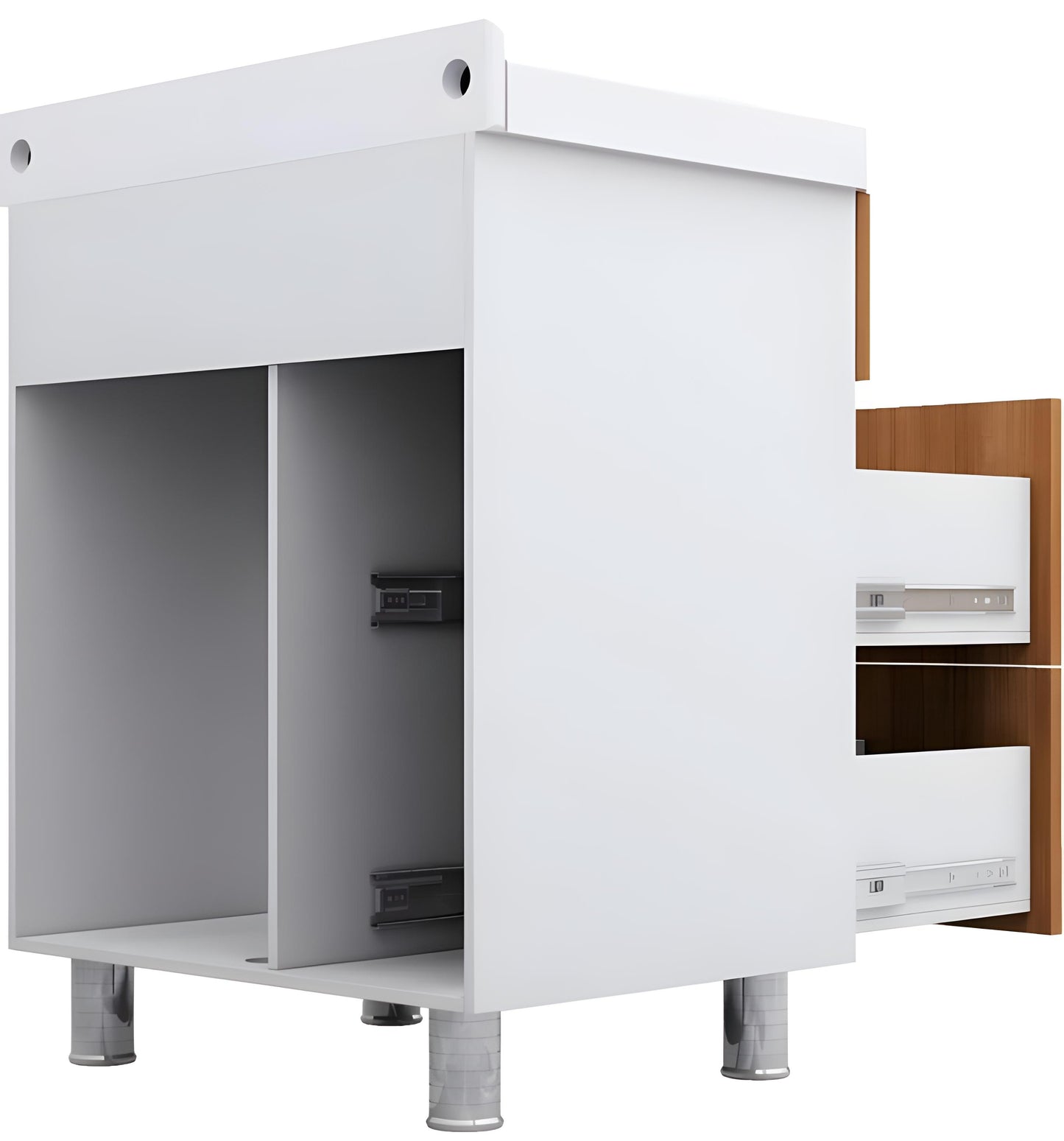 High Quality HDHMR Engineered Wood Wash Basin Cabinet