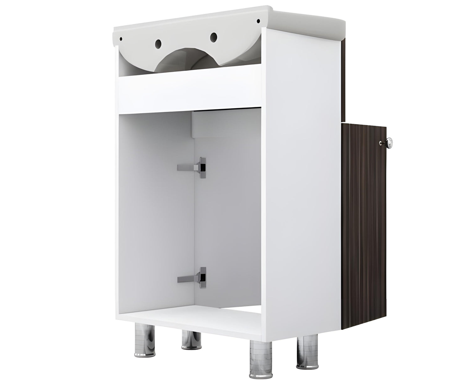 High Quality HDHMR Engineered Wood Wash Basin Cabinet