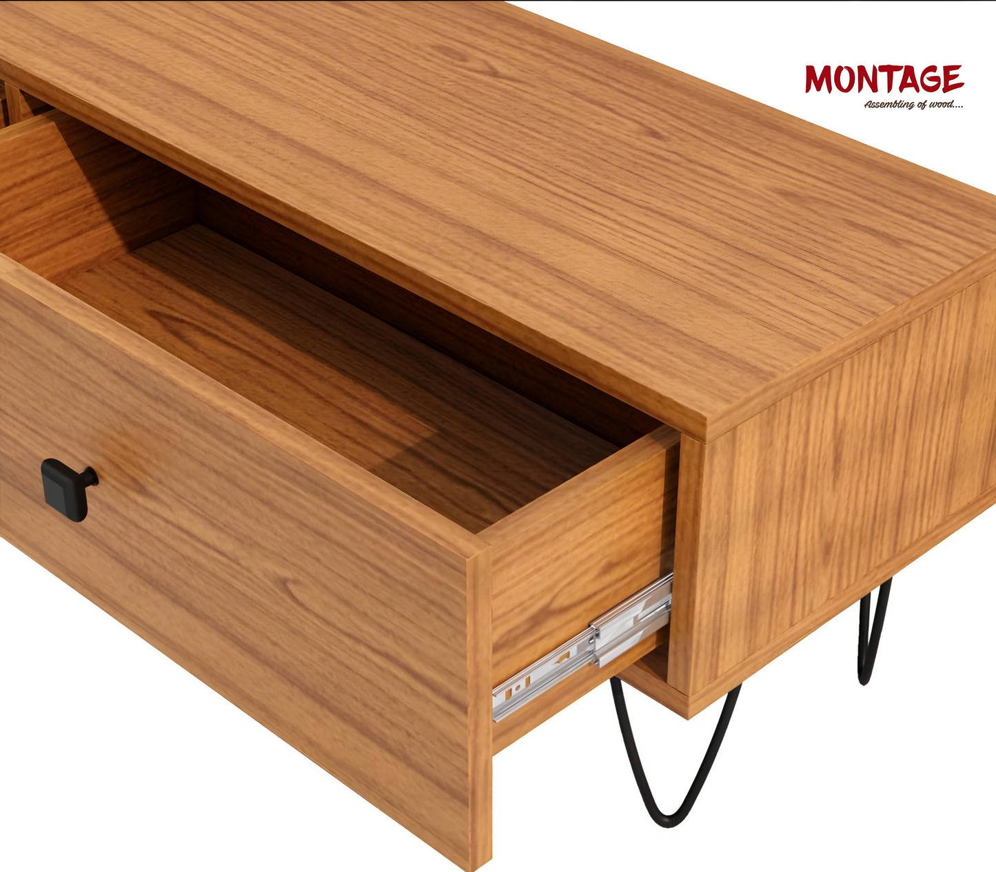 LED TV Cabinet for Living Room with Drawer Storage