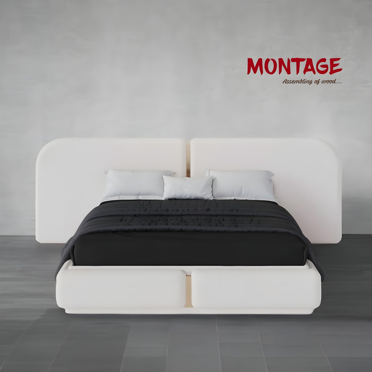 Cloud Nine Luxury Bed with Large Headboard