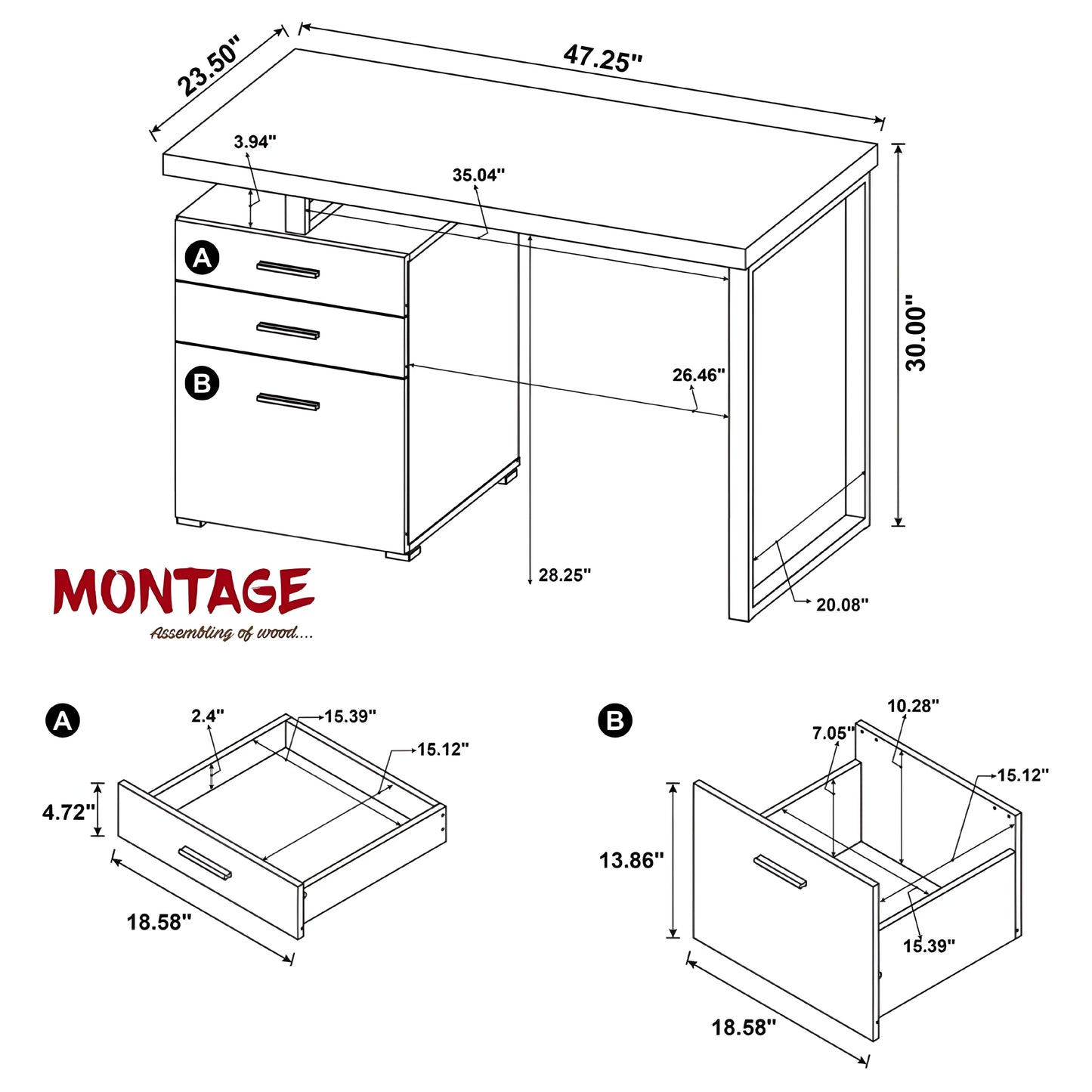 Inspire Workstation study table