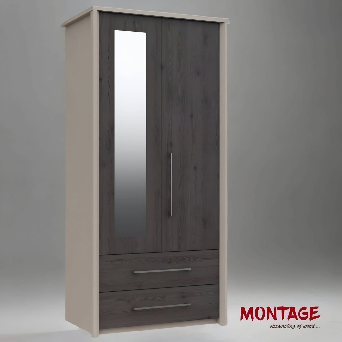 Allure Mirrored Wardrobe