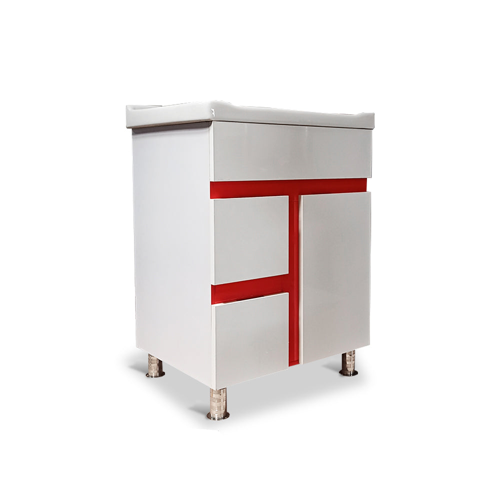 Wash Basin Vanity High Quality HDHMR Engineered Wood Wash Basin Cabinet Under Counter Basin
