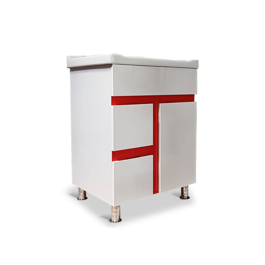 Wash Basin Vanity High Quality HDHMR Engineered Wood Wash Basin Cabinet Under Counter Basin