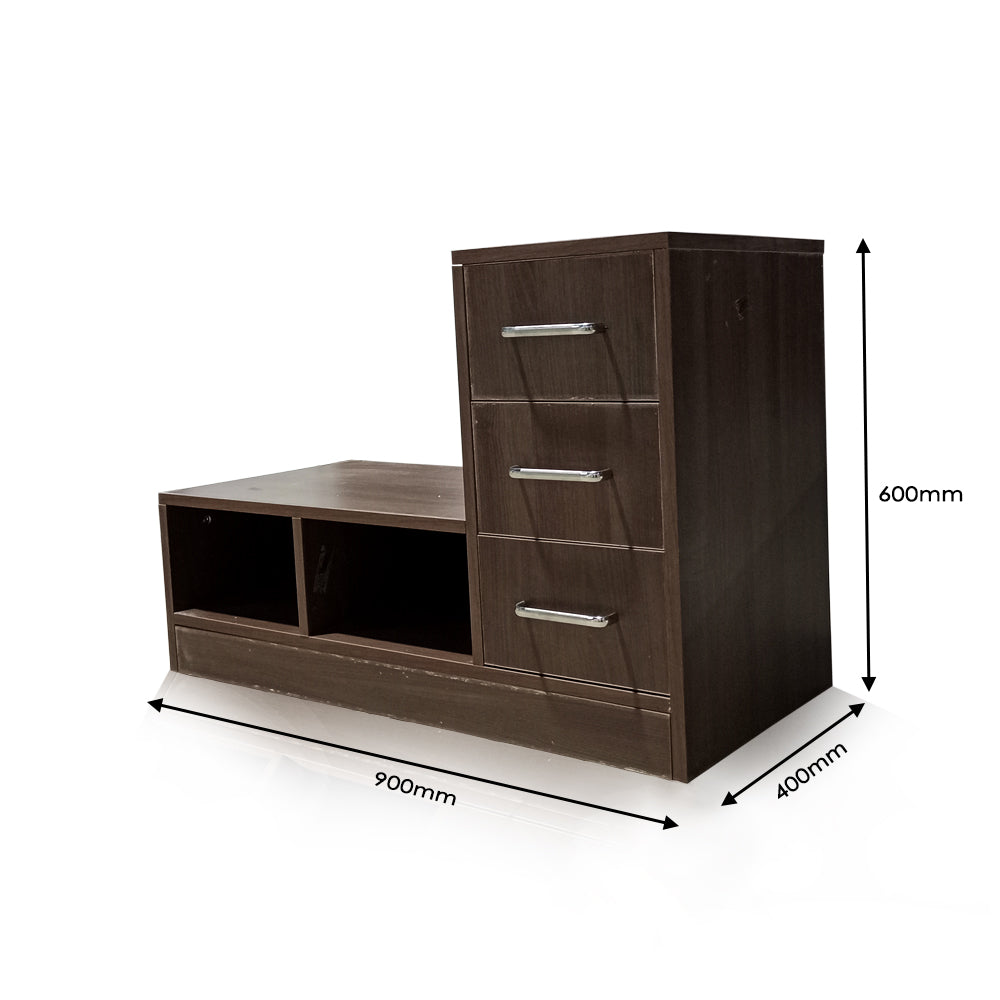Elegant Step Storage Wooden Shoe Rack Cabinet