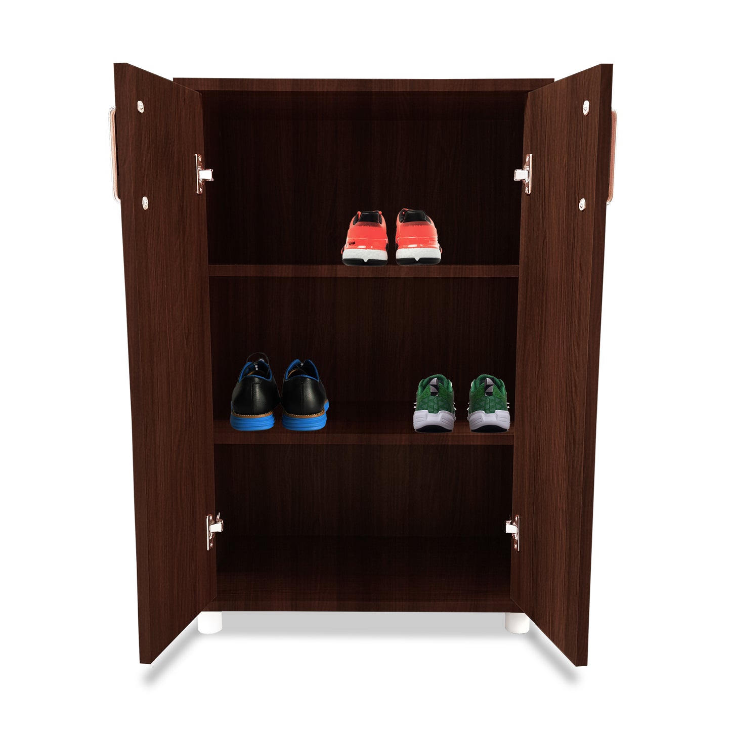 Sleek Step Storage Wooden Shoe Rack