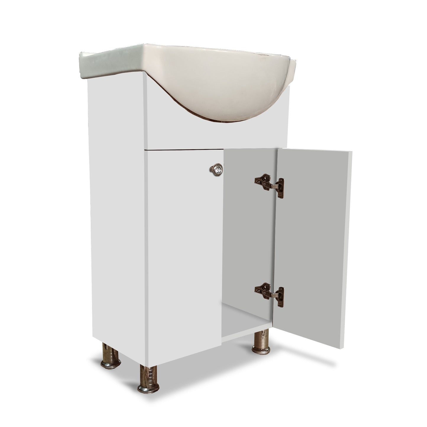 Wash Basin Vanity High Quality HDHMR Engineered Wood Wash Basin