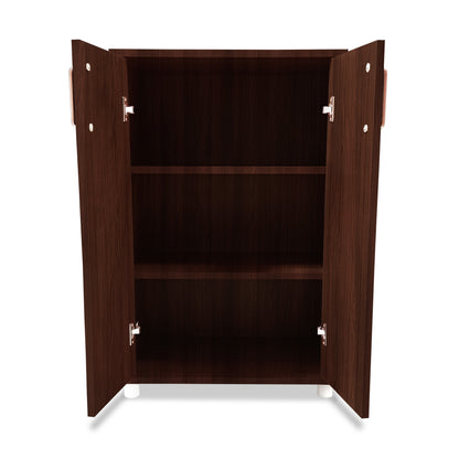 Sleek Step Storage Wooden Shoe Rack
