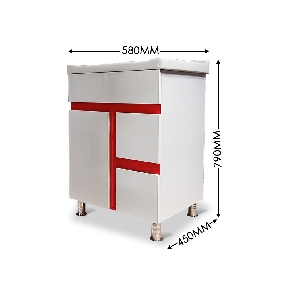 Wash Basin Vanity High Quality HDHMR Engineered Wood Wash Basin Cabinet Under Counter Basin