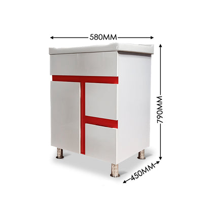 Wash Basin Vanity High Quality HDHMR Engineered Wood Wash Basin Cabinet Under Counter Basin