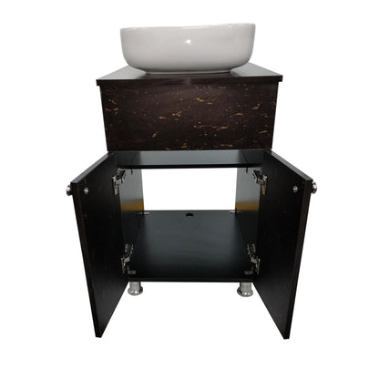 Waterproof Bathroom Vanity 2 Shelve Storage BEST Table Top Basin