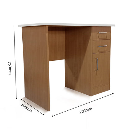 Wooden Study Table With Storage Computer Table