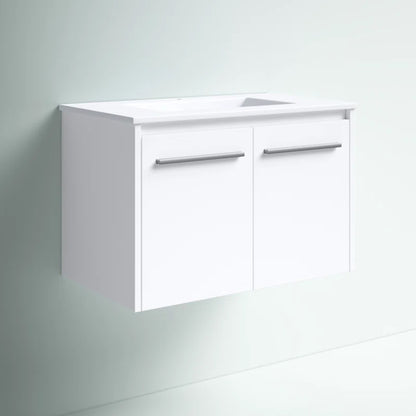 Washbasin Vanity with Ceramic Wash Basin Sink | Wall Hanging