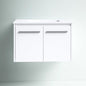 Washbasin Vanity with Ceramic Wash Basin Sink | Wall Hanging