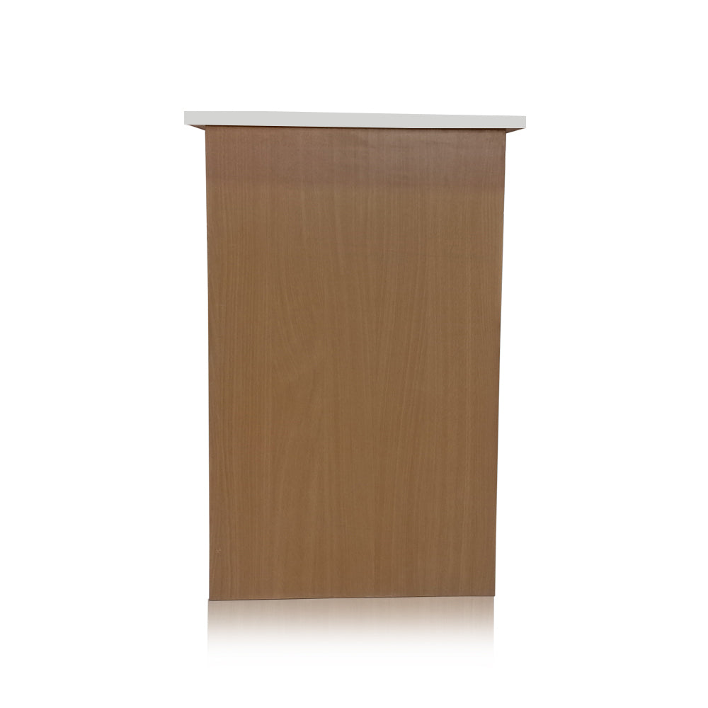 Wooden Study Table With Storage Office Furniture Engineered Wood