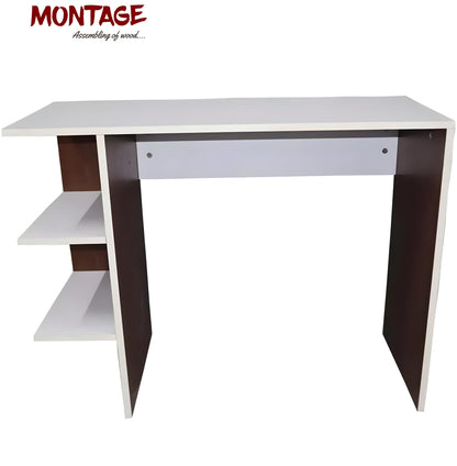 Wooden Study Table and Storage Computer Table Work Station Engineered Wood Study Table