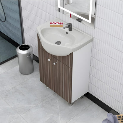 High Quality HDHMR Engineered Wood Wash Basin Cabinet