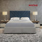 Horizon Harmony Bed with Cross Lines Tufted Headboard