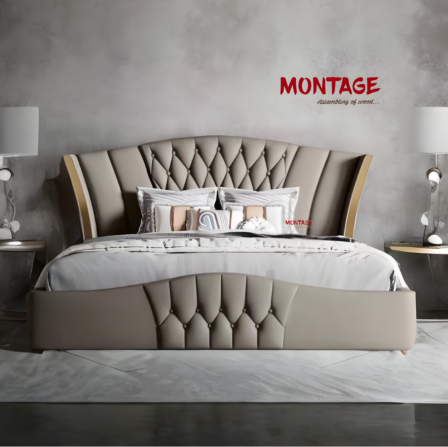 Graceful Nook Upholstered Bed