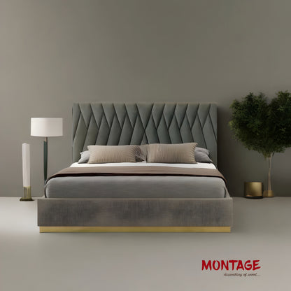 Celestial Comfort Upholstered Bed With Storage
