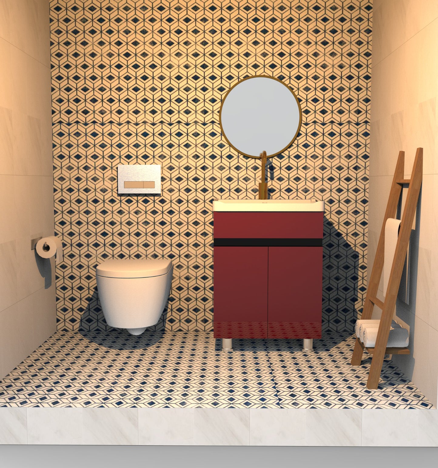 Freestanding Bathroom wash basin Vanity High Quality